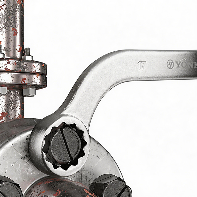 Double Box End & Open End Wrenches, CR-V Steel Straight/S-Shaped/U-Type