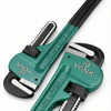 Heavy-Duty Pipe Wrench, CR-V Steel Adjustable Stillson Wrench