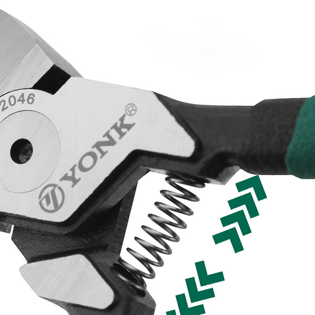 Heavy Duty Diagonal Cutting Pliers Set, CR-V Steel Precision Nose Pliers with Non-Slip Handle