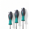 S2 Alloy Steel Phillips & Slotted Screwdrivers with Magnetic Tip, Ergonomic Handle for Repair & Home Improvement