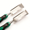 Wood Chisel Tools, Cr-V Chrome Vanadium Steel Woodworking Chisels with Non-Slip Handle for Carving & Trimming