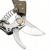 Professional Bypass Pruners, Manganese Steel Blade Garden Shears with Aluminum Handle for Cutting Branches & Stems