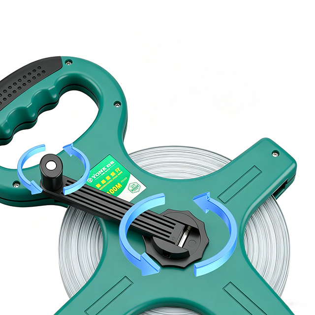 Open Reel Steel Tape Measure Long Distance Measuring Tape