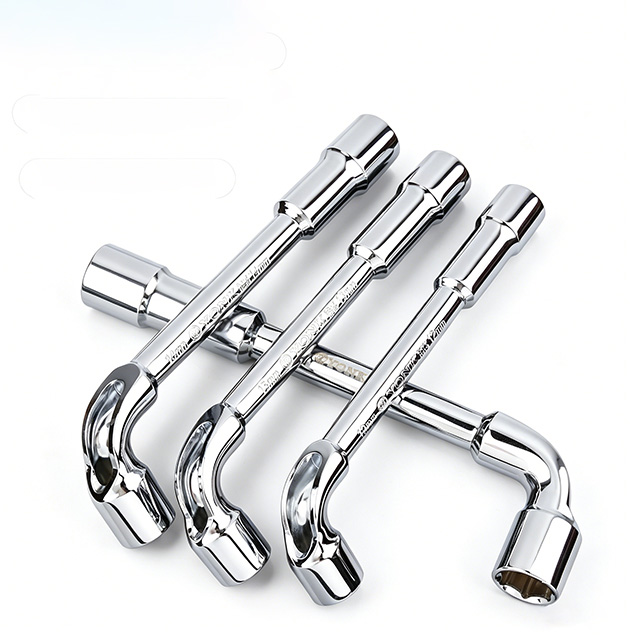 L Shaped Socket Wrench CR-V Steel Offset Hex Spanner