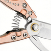 Professional Bypass Pruners, Manganese Steel Blade Garden Shears with Aluminum Handle for Cutting Branches & Stems