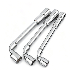 L Shaped Socket Wrench CR-V Steel Offset Hex Spanner