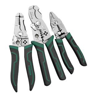 CR‑V Steel Stripping, Cutting & Crimping Tools with Non‑Slip Handles