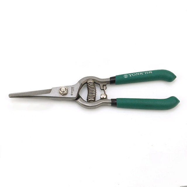 Professional Bypass Pruners, Manganese Steel Blade Garden Shears with Aluminum Handle for Cutting Branches & Stems