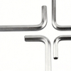 Long Arm Ball End Hex Key Wrench Set, S2 Alloy Steel Allen Keys with L-Shaped Handle, Multi-Size for Bike Furniture Repair