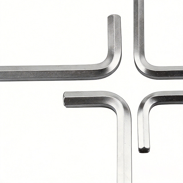 Long Arm Ball End Hex Key Wrench Set, S2 Alloy Steel Allen Keys with L-Shaped Handle, Multi-Size for Bike Furniture Repair