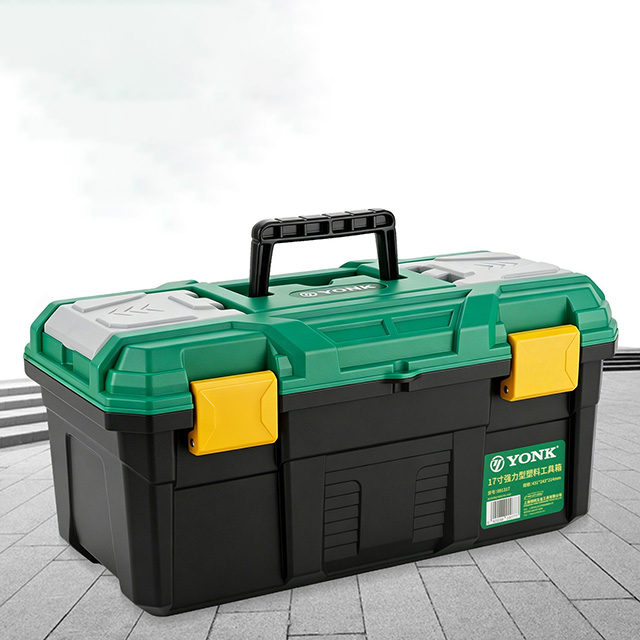 Heavy Duty Plastic Tool Box Shock Resistant Portable Storage Case
