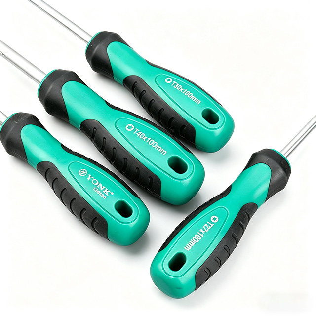 Industrial Grade Torx Screwdriver Set, S2 Alloy Steel Star Head Screwdrivers