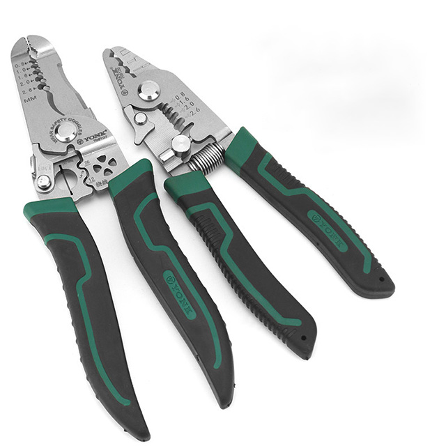 CR‑V Steel Stripping, Cutting & Crimping Tools with Non‑Slip Handles