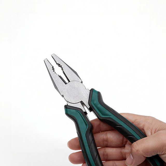 CR-V Steel Combination, Long Nose & Diagonal Cutting Pliers with Non-Slip Handles