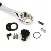 Drive Ratchet Wrench, CR‑V Steel Quick‑Release Reversible Socket Handle