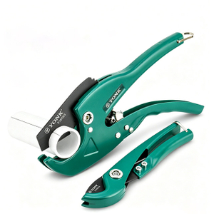 PVC PPR Pipe Cutter SK5 Steel Blade Ratchet Action Plastic Tube Cutter