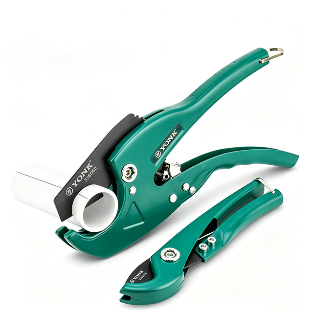 PVC PPR Pipe Cutter SK5 Steel Blade Ratchet Action Plastic Tube Cutter