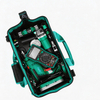 Heavy Duty Tool Bag,Oxford Cloth Tool Tote with Hard Base, Multi-Pocket Tool Organizer for Electricians, Carpenters