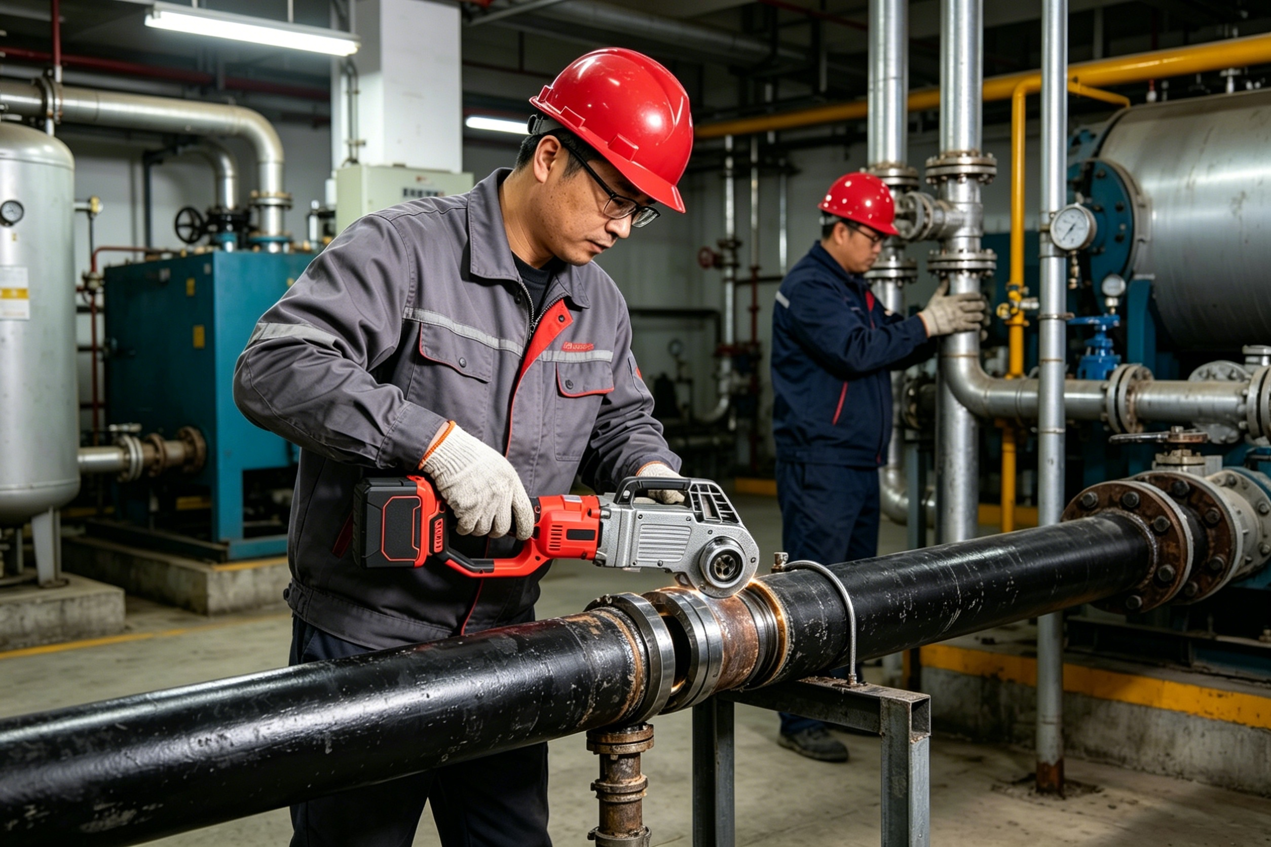 <span style="color:#e67e22;">4. HVAC &amp; Gas Piping Installations</span>
