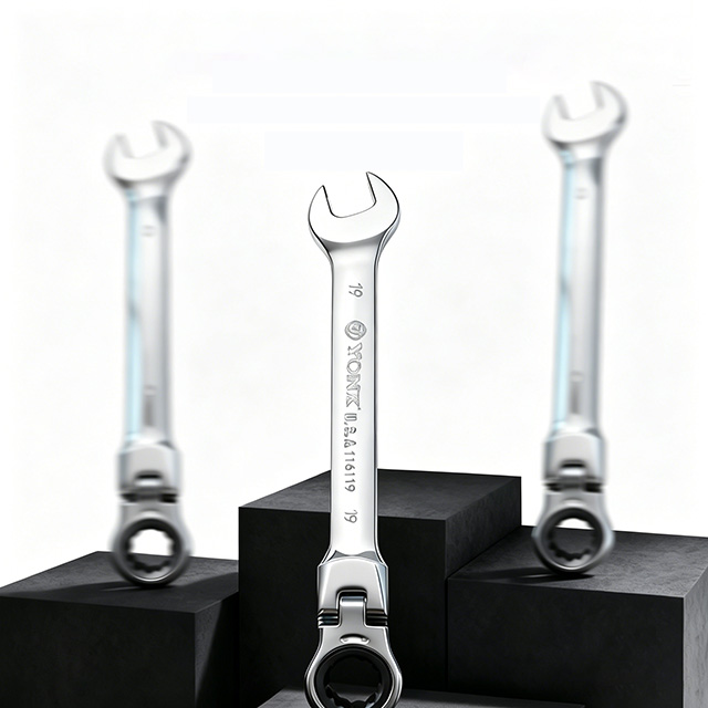 Flex Head Ratchet Combination Wrench 