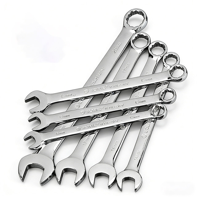 Combination Wrench Set,Mirror Polished Anti-Rust Wrenches