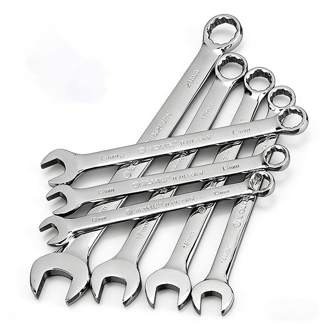 Combination Wrench Set,Mirror Polished Anti-Rust Wrenches
