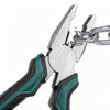 CR-V Steel Combination, Long Nose & Diagonal Cutting Pliers with Non-Slip Handles