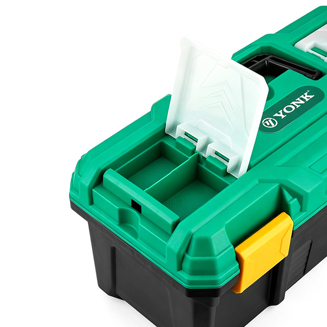 Heavy Duty Plastic Tool Box Shock Resistant Portable Storage Case