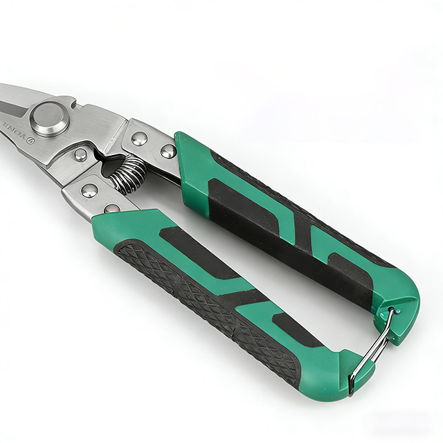 Heavy-Duty Tin Snips, Industrial Grade Metal Shears